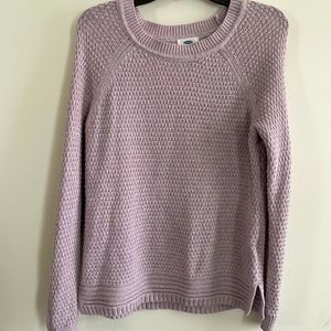 Purple knit sweater!!
